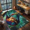 There Colorful Balloon House Rug Carpet Large Area Rug Non Slip Washable Floor Mat Gamer Room Bedroom Home Decor