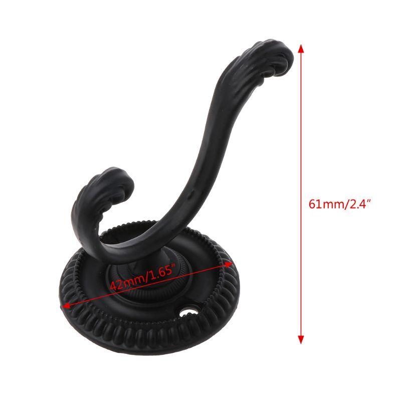 Heavy Duty Robe Hooks Retro Hanger Hooks Decorative Wall Hook for Hanging Hats Towels Bags Coats Keys Easy To Install
