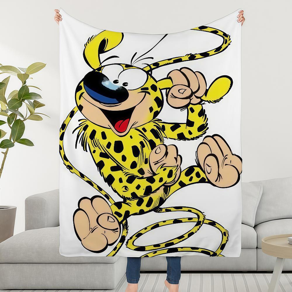 Lustige Niedliche M-Marsupilami Cartoon Decke Weich Warm Flauschige Überwurf Super Kinderspielzeug Bett Sofa Auto Kinderbett
