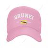 Unisex Baseball Cap Brunei EST Independence Day Wild Sun Shade Peaked Adjustable Outdoor Caps for Unisex Women