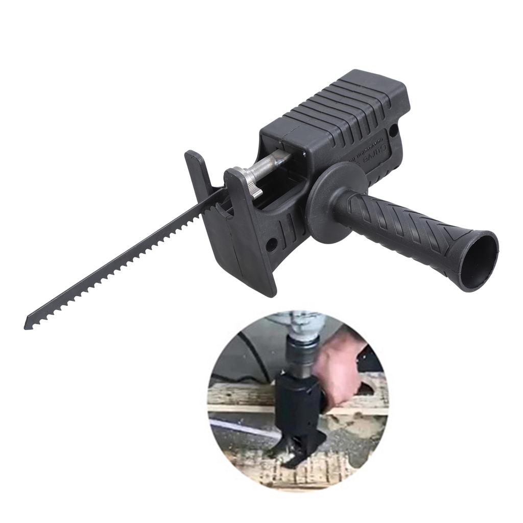 Elektrische Hubsäge Vorsatz-Kits Bohrsägenadapter Elektrischer Bohrer Modifiziertes Sägen für Akkubohrer