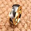 8MM Damaststahlring für Herren Eheringe Verlobungsringe Modeschmuck Geschenke für Ihn