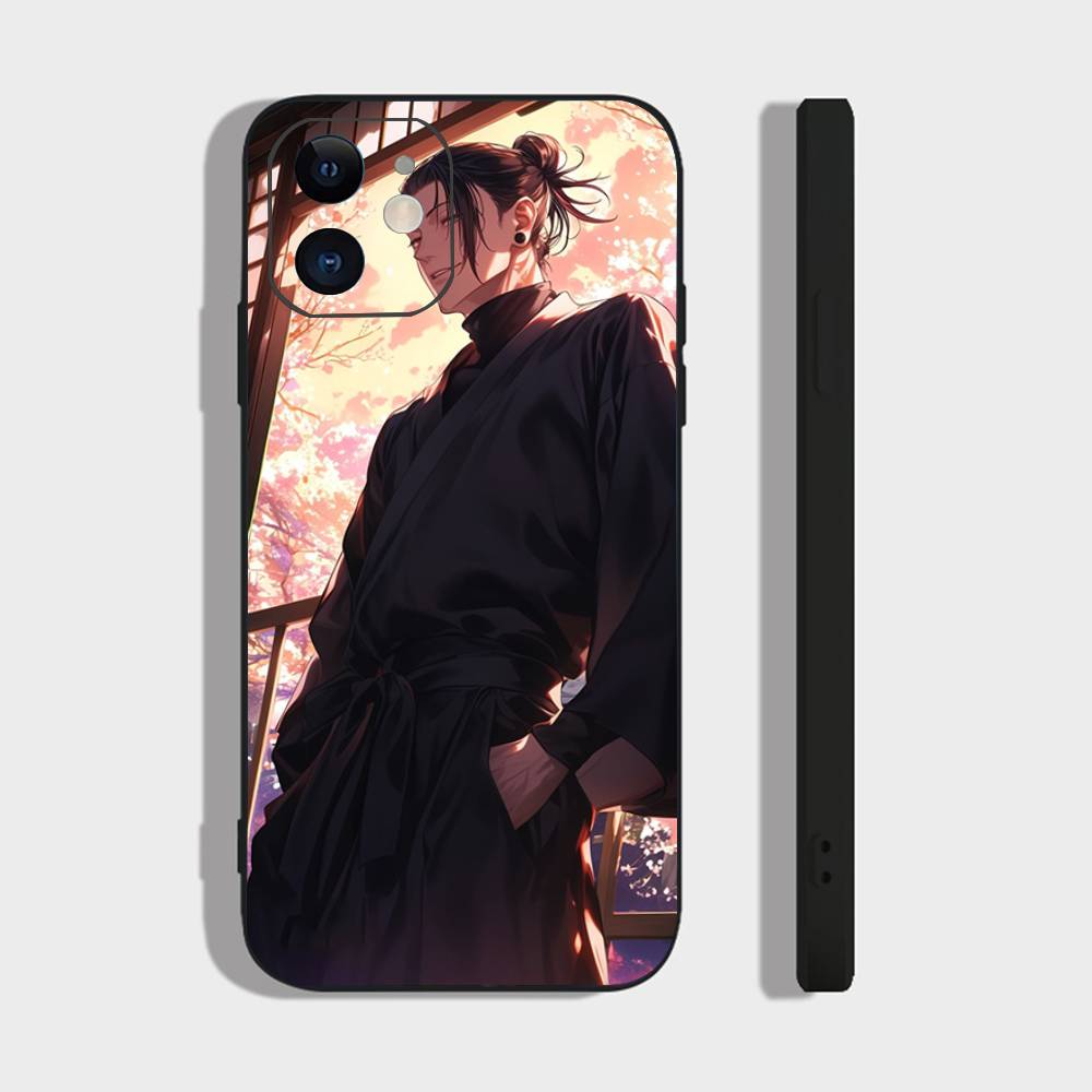 Jujutsu Kaisen Geto Suguru Phone Case For IPhone 17 Air 16 15 14 13 Pro Max 11 12 Black Silicone Cover