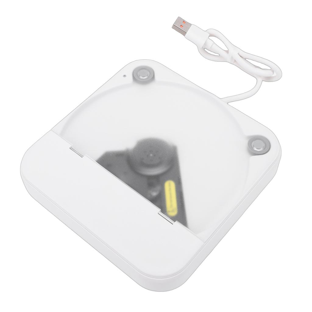 Portable Car CD Player External CD Drive Device with USB AUX Ports Remote Control Anti Skip for Laptop TV Home Stereos