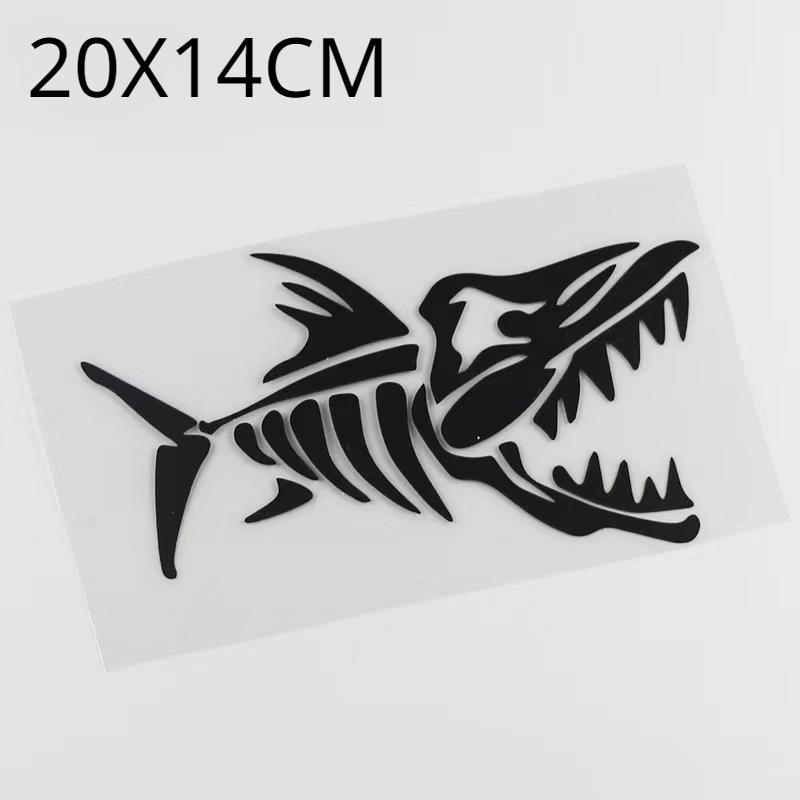 Fish Skeleton Skull funny vinyl car sticker waterproof car decal stickers on car truck bumper rear window