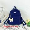 Lightweight Kids Simple Backpack With Color Block Design For School Learning