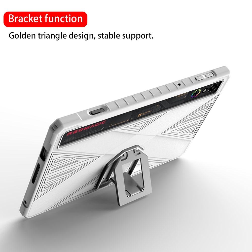 For Nubia Red Magic 3 PRO Protective Soft Case With Bracket Shockproof Gaming Tablet TPU PC Case Tablet Full Protection Shockpro