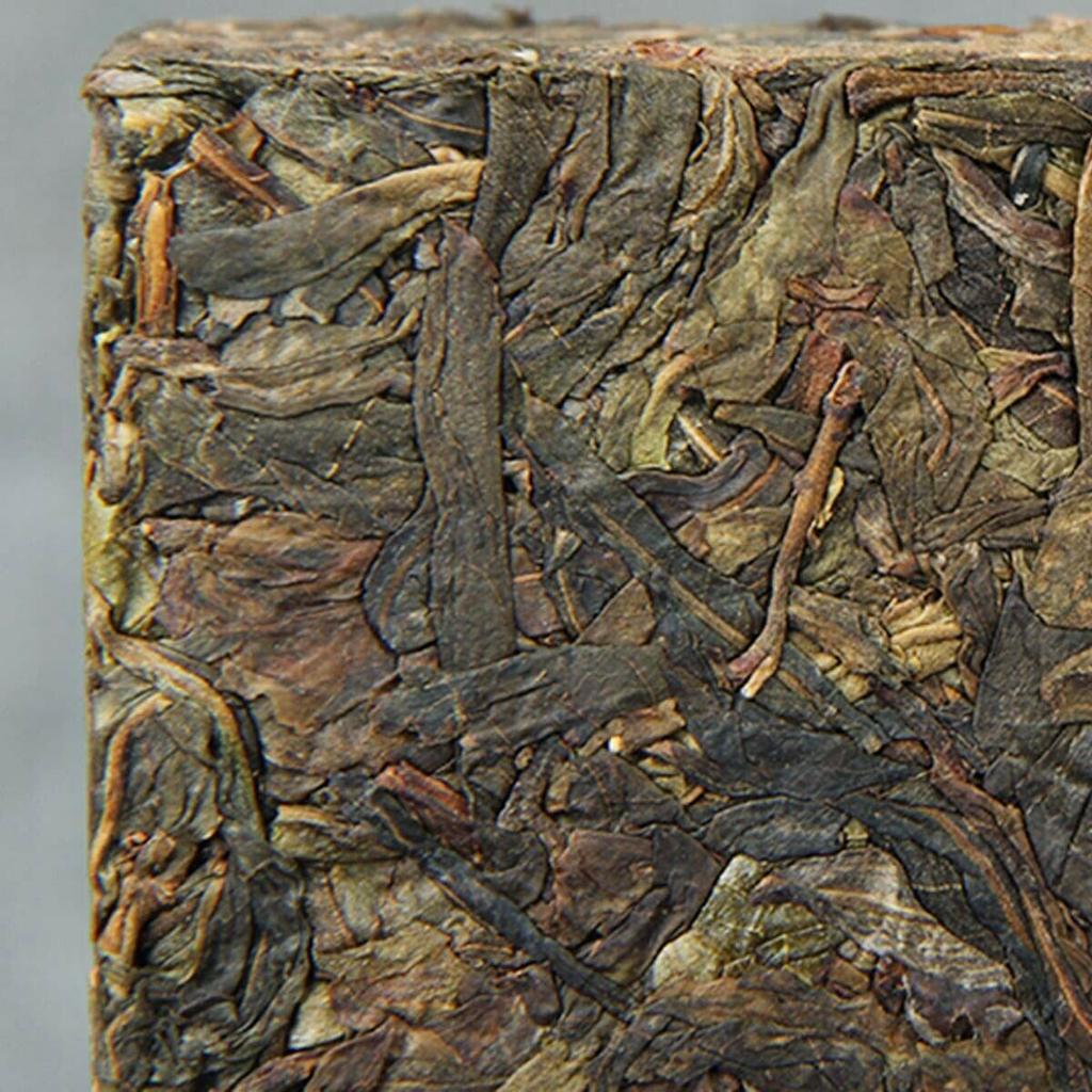 500g Puerh Raw Tea Brick Golden Leaf Bingdao Ancient Tree Candy Sweet Tea Yunnan