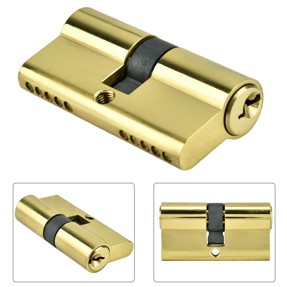 60mm Copper Dual Open Lock Cylinder Anti Theft Door Lock Cylinder with Keys
