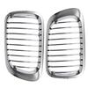 2 Stück Chrom Frontnieren-Grill für E46 M3 325Ci 3er Serie 2-türig 99-06