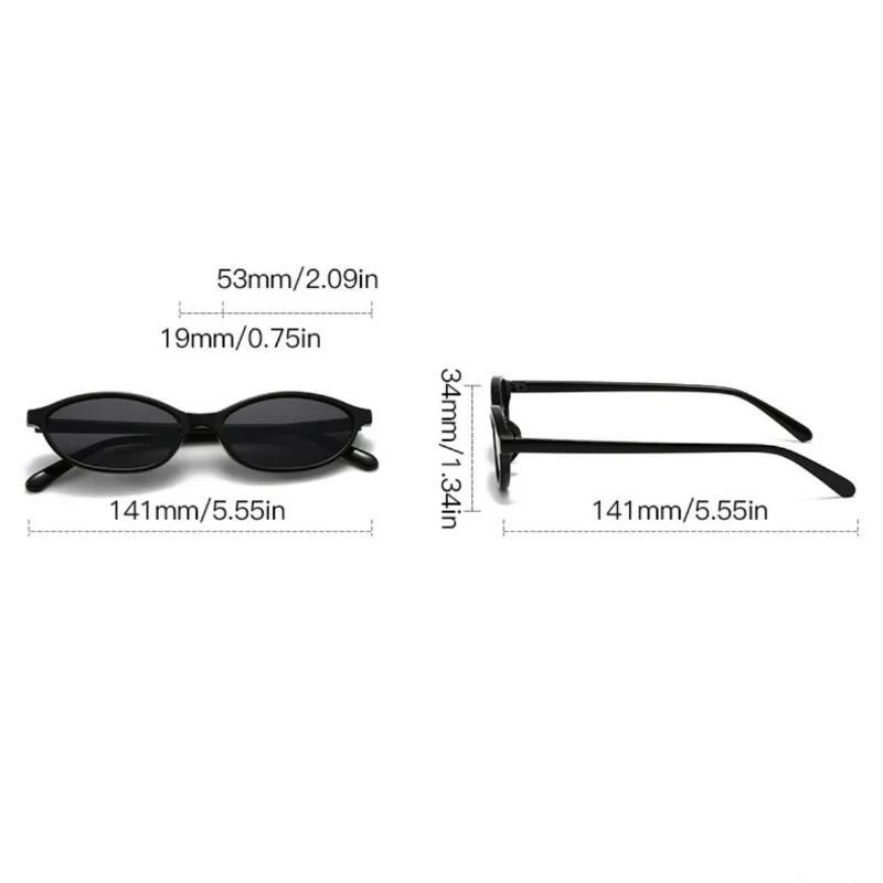 3pcs Retro Oval Frame Sunglasses Small Frame Glasses Whitening Anti Blue Light Optical Glasses