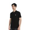 Calvin Klein Solid Color Letter Print Short Sleeve Polo Shirt Men Tops Space-Black J323202-BEH