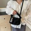 Fashion Chinese Girls Shoulder Bag Handbag Tote Bag Wrinkled Clouds Women's Bag Underarm Bag