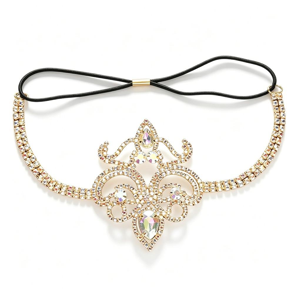 

Crystal Leg Jewelry Colorful Body Chain Sexy Leg Chain Dress for Women золотой