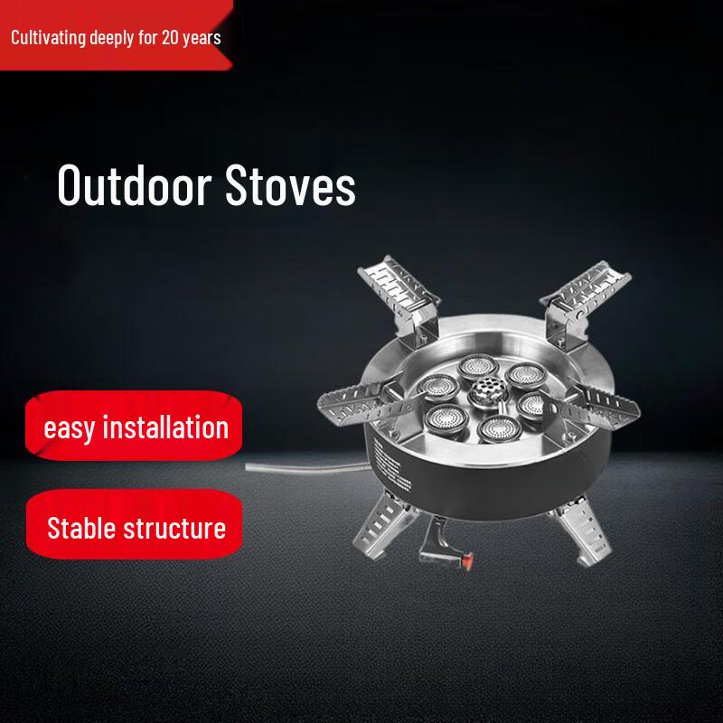 Outdoor Portable Cassette Gas Stove with Cookware Set