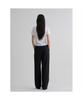 8SECONDS July Daily Straight Slacks (Basic) Black