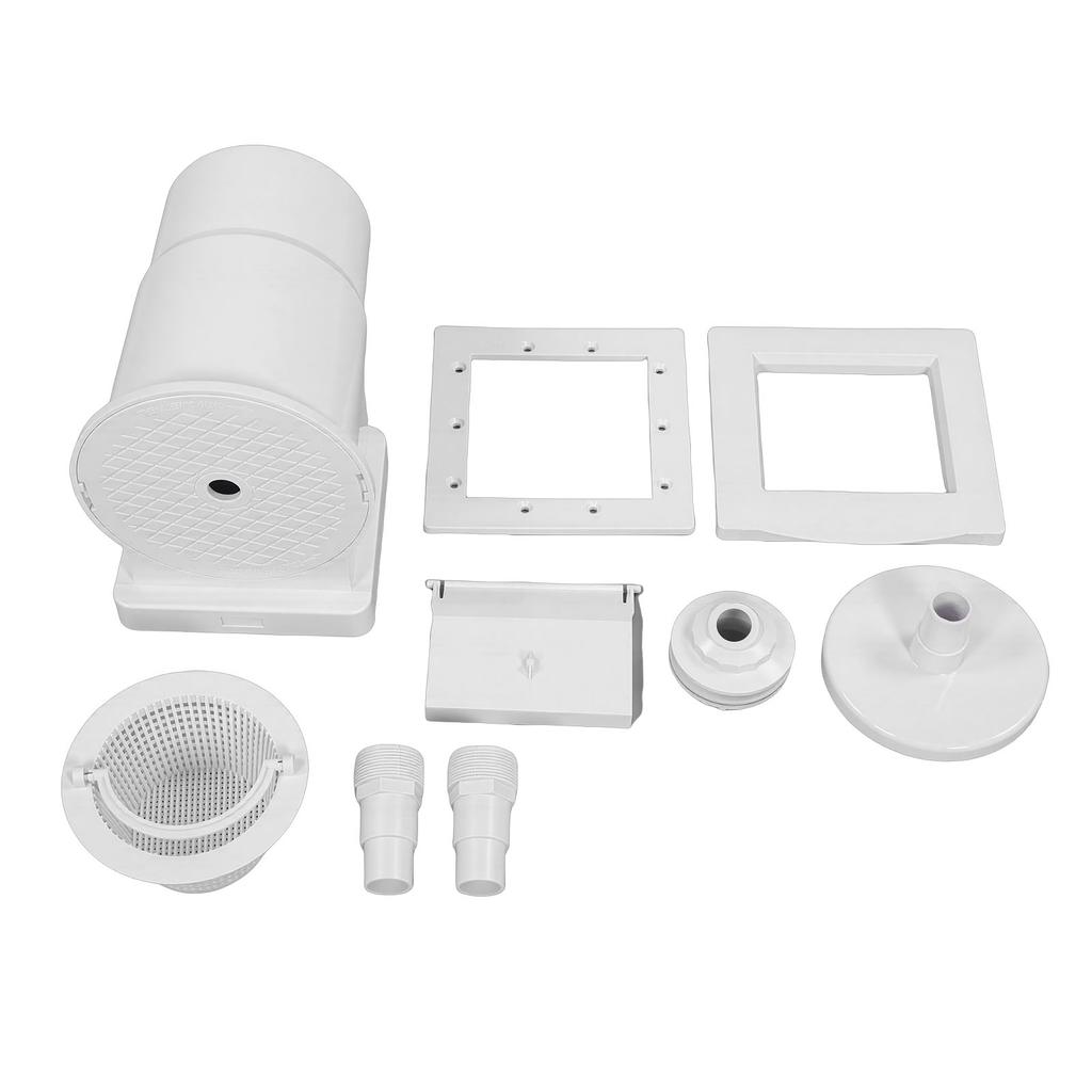 Pool Skimmer, High Efficiency ABS Replacement Skimmer with sy Assembly and Lasting Performance for Ground Pools and Liner Pools