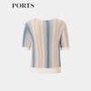 PORTS Women's Gradient Design Knit Top