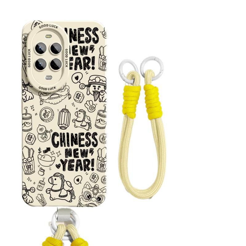 Applicable to Huawei nova13pro + mobile phone case nova13 new model with lanyard 12 soft silicone 11se advanced sense 10