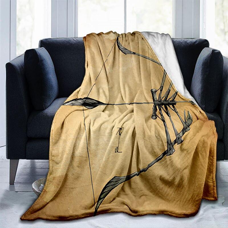 Umelecky potlačená deka na zbrane flanel Mäkká plyšová rozkladacia pohovka vrhacie deky Gedruckt Bettdecke pohovka Geschenk Dropshopping