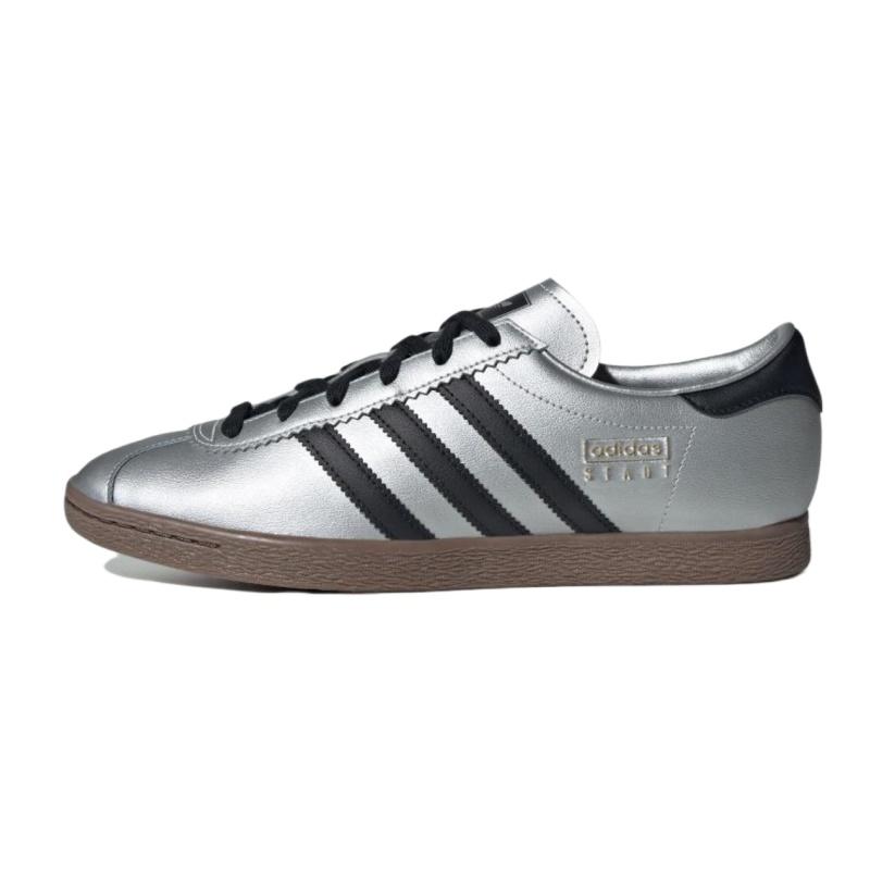adidas Stadt Silver Black Men s JR9563 EU 38⅔