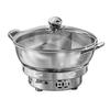 Mini Solid Alcohol Hot Pot Stove with Lid