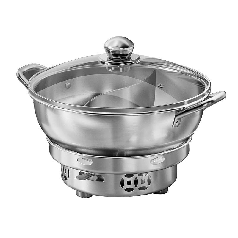 Mini Solid Alcohol Hot Pot Stove with Lid