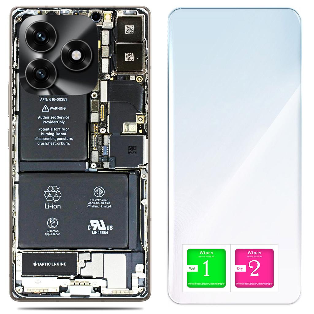 Etui Do Honor X5C Plus / X5C 4G Obudowa Foto Case Plecki Futerał + Szkło 9H