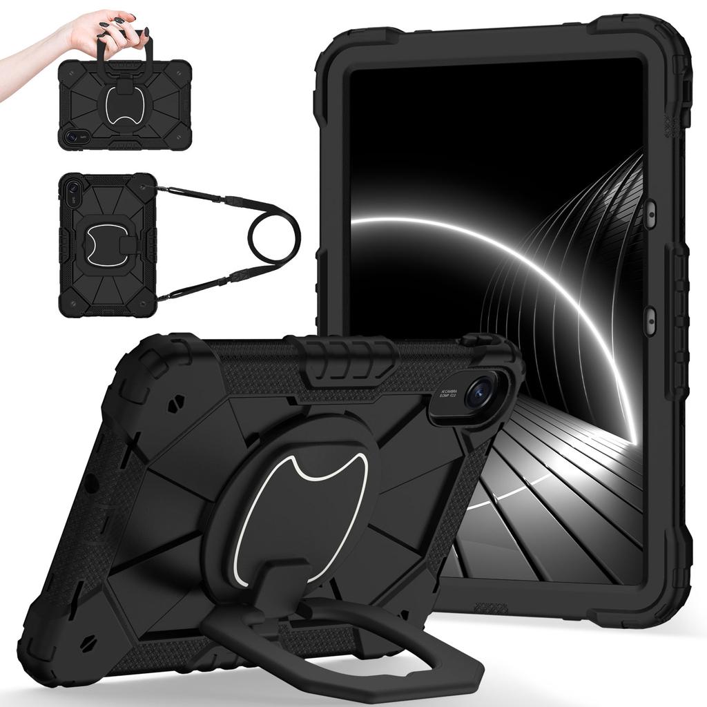 Hybrid Stand Case for Xiaomi Redmi Pad 2 2025 11.0 Inch 25040RP0AG 25040RP0AI 360 Rotating Handle Grip Cover with Shoulder Strap