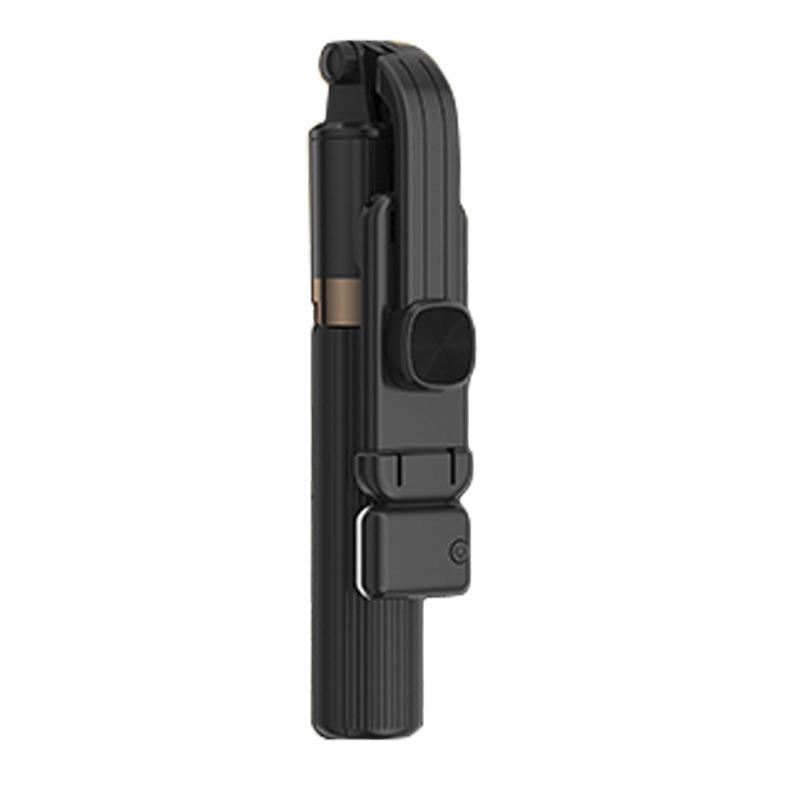 

Extendable Metal Selfie Stick with Tripod & Bluetooth Remote for Mobile Phones Black + Stainless Steel Pole + No Fill Light