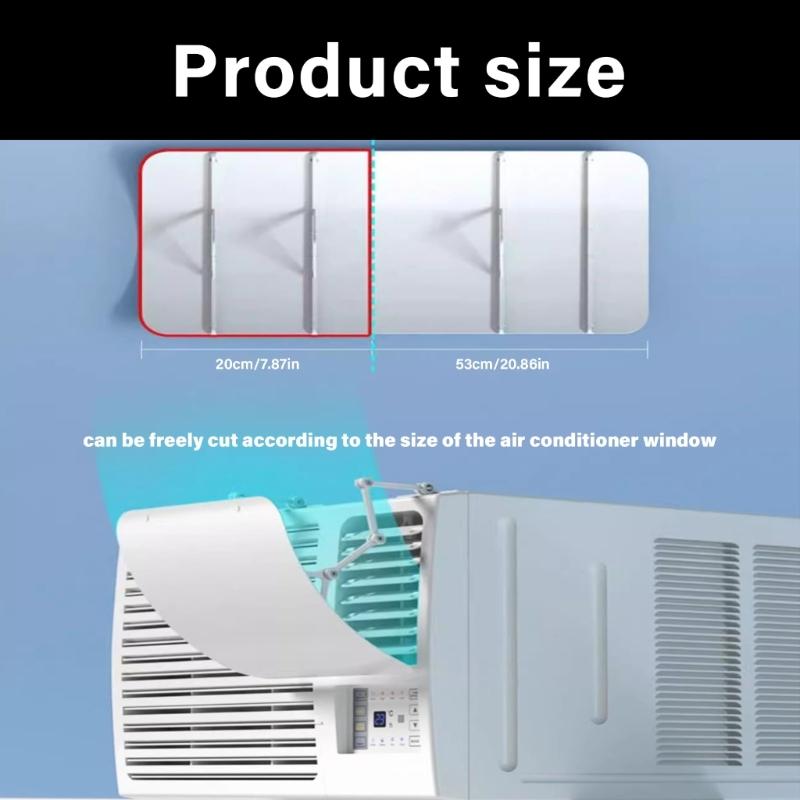 Window Air Conditioner Windshield Window Baffle Prevent Direct Blowing Universal Room Air Conditioner Cold Conditioning