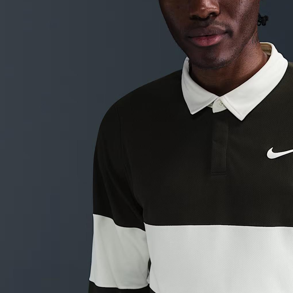 Nike Court Slam Dri-FIT ADV Series Tennis Fashion Simple Long Sleeve Polo Shirt Men Tops IB8141-355