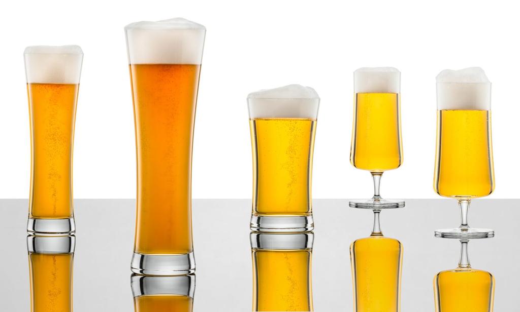 ZWIESEL GLAS Beer Glasses, Break-Resistant, Beer Basic, for Pilsner Beer, Pair of 2, Machine-Made (m130006)
