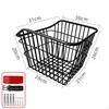 Basket Rear Bike Carbon Steel Convenient Easy To Install Multipurpose Cycling Accessory for