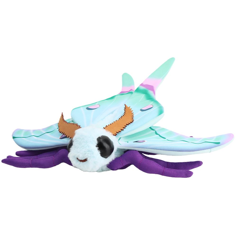 30cm Carini Insetti Bombo Moth Peluche Giocattoli Fedeltà Luna Moth Peluche Insetto Realistico Luna Moth Peluche Kawaii Giocattoli per Bambini