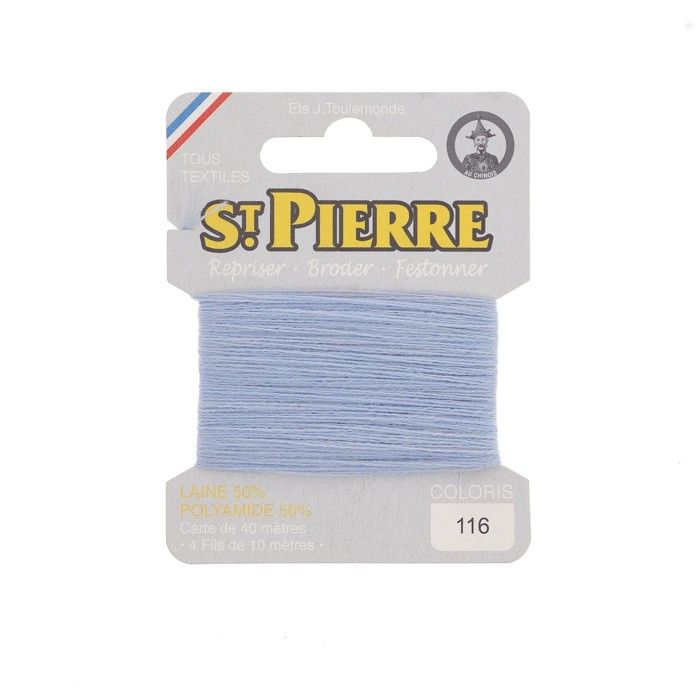 Laine Saint Pierre - repriser broder festonner 10 pièces - Att 116