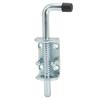 Durable Hardware 12x171mm Spring Loaded Latch Galvanized Barrel Bolt Trailer Gate Latch Container Cabinet