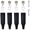 Nippon Antenna Outdoor 3-Way Splitter, 4K/8K Compatible, F-Type Connector, Single Terminal Current Pass-Through Type, DME3-BP