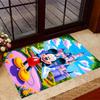 Mickey Mouse Castle Fantasy Disney Cartoon Theme Anti-Slip Rug - Polyester, Home Decor, Suitable for Bedrooms, Living Rooms, Doorways, and Studios