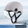 3C Certified Women's Electric Scooter Helmet, Breathable, Sun-Protection, All-Season Half Helmet for Motorcycle Riding.