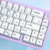 Minimalist White Japanese Keycaps For Mechanical Keyboard Cherry Profile Dye Sub PBT Suit for 61 68 75 84 87 98 AULA F75 Ajazz