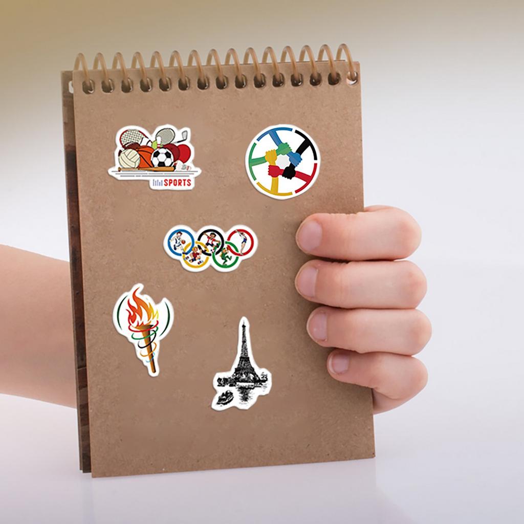 50pcs Sports Stickers Removable Scooter Guitar Mobile Phone Decoration Stickers
