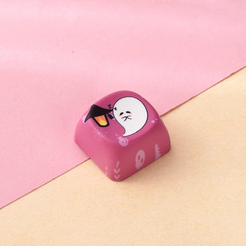 Klíčenka DIY Klávesnice Keycap Clicker Vyměnitelný Key Cap Příslušenství Klávesnice Tlačítko Anti-Stresová Čepice Clicke