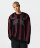 HDEX Athletic Stripe Knit (Deep Red)