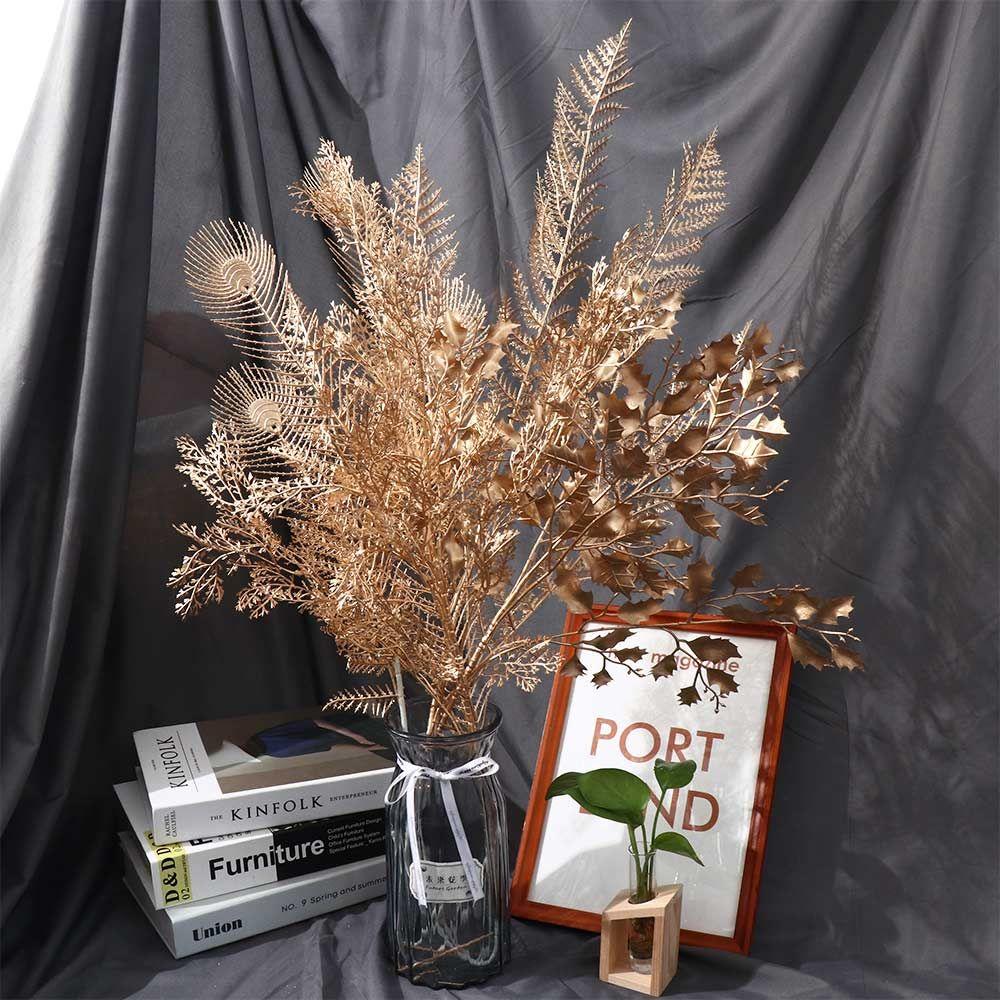 For Home Party Wedding DIY Maple Leaf Christmas Decoration Fake Flower Christmas Decoration Artificial Plants Artificial Flower