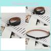 Stylish Skinny Pu Leather Belt With Alloy Pin Buckle For Women Casual Denim Pants Decorative Suit Skirt Waistband