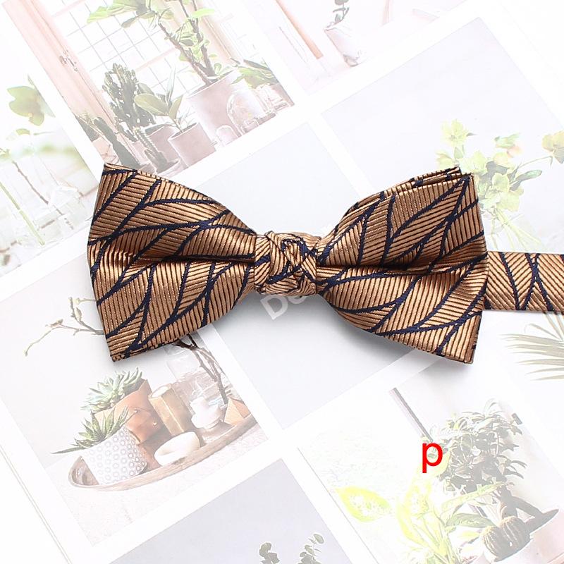 Men'S Bow Tie British Striped Business Bow Tie Wedding Groom Wedding Shirt Suit Bow Tie Accessories