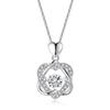 Lindon S925 Sterling Silver Moissanite Luxury Personality Pendant Necklace Women's Classic Tide Sugar Full of Wild Clavicle Chain