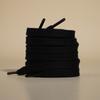 1Pair/3Pair NEW Flat High-Quality Cotton Shoelace Suitable for A Variety of Shoes 0.8 Cm Wide Unisex Solid-Color Shoelaces