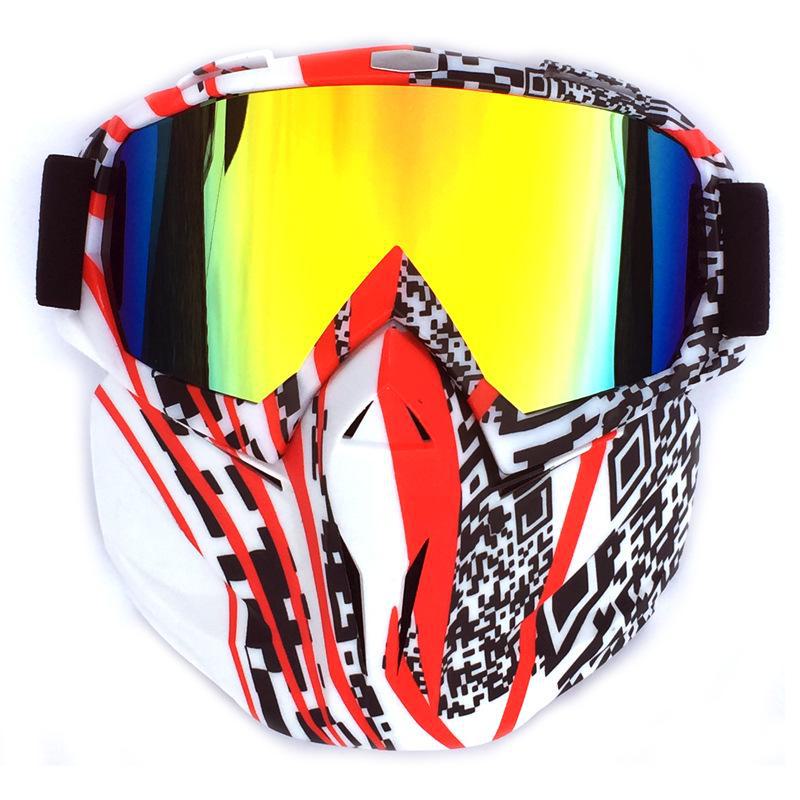 Retro Offroad Motorradrennbrille - Outdoor-Fahr- & Skibrille